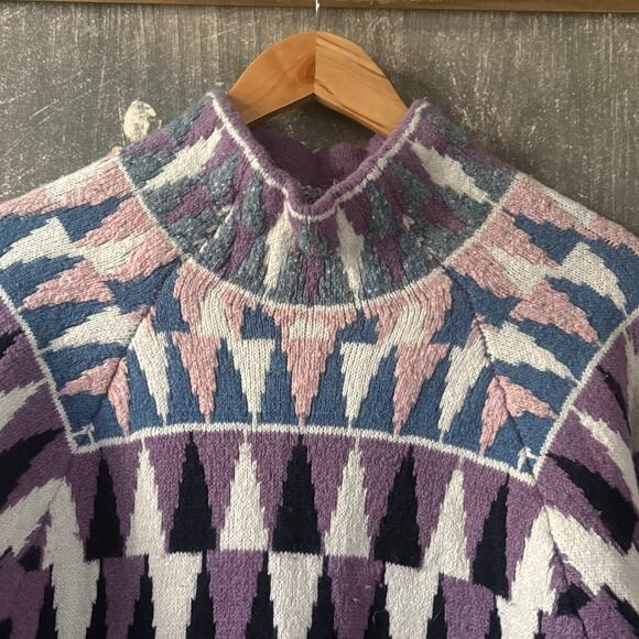 Altuzarra Stilbo Jacquard Knit Turtleneck Sweater Size Medium - Picture 7 of 11